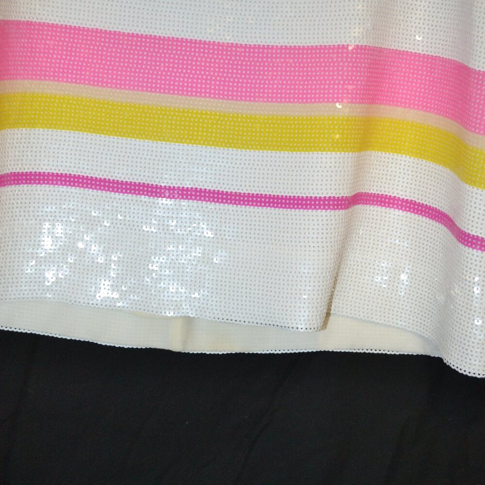 KATE SPADE MULTI COLOR SEQUIN COCKTAIL DRESS SIZE 10 - Picture 4 of 9